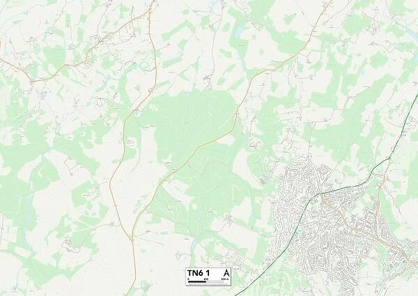 Wealden TN6 1 Map