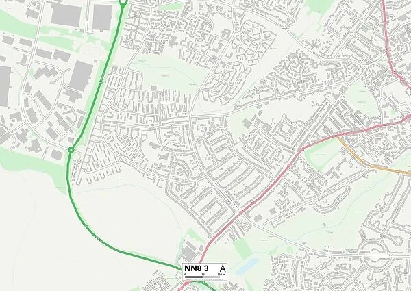 Wellingborough NN8 3 Map