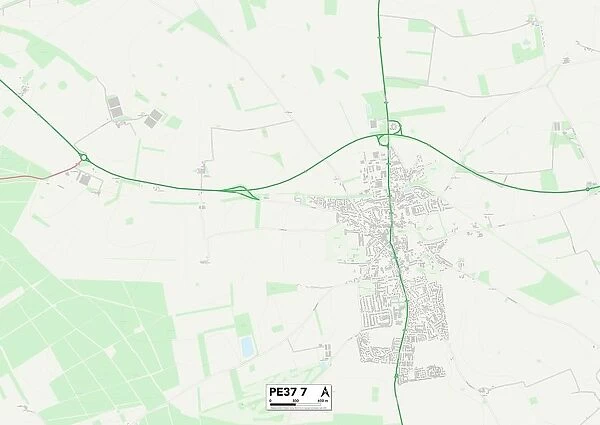 West Norfolk PE37 7 Map