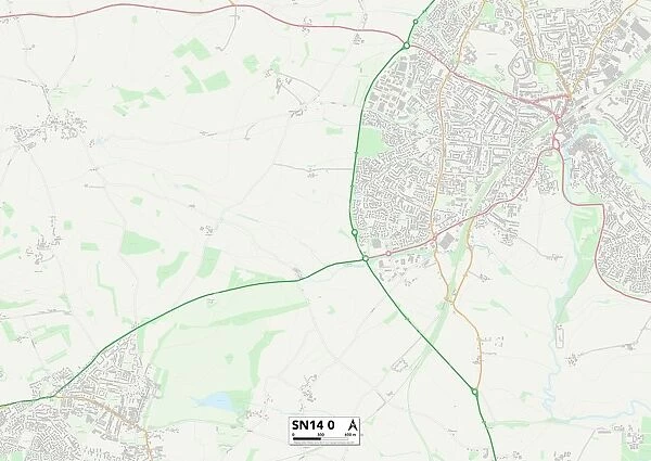 Wiltshire SN14 0 Map