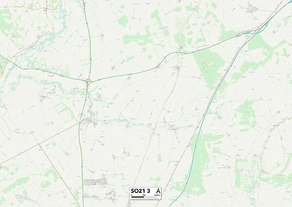Winchester SO21 3 Map