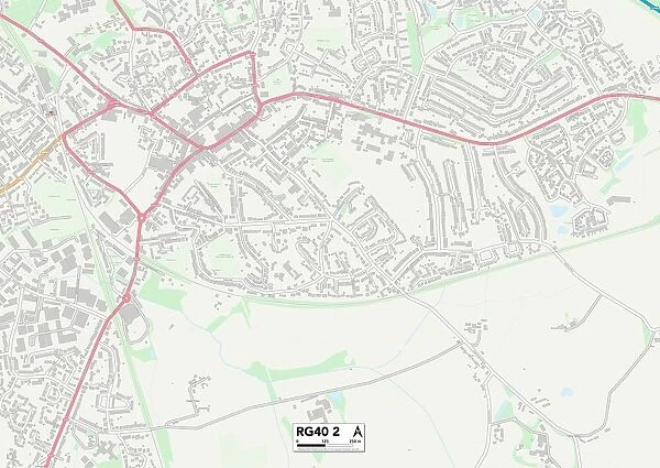 Wokingham RG40 2 Map