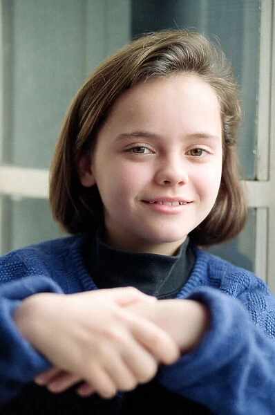 11 year old Christina Ricci, junior star in the blockbuster movie '