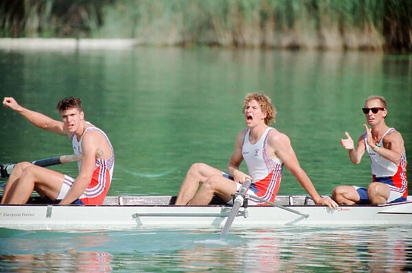 1992 Olympic Games in Barcelona, Spain. Rowing. The Searle brothers