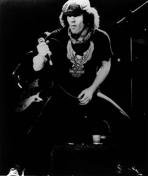 ACDC Pop Group lead singer Brian Johnson