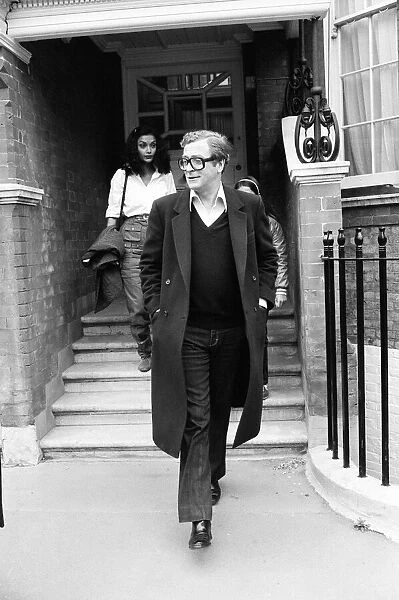 Actor Michael Caine with his wife Shakira makes a 20 minute visit to Elizabeth Taylor at