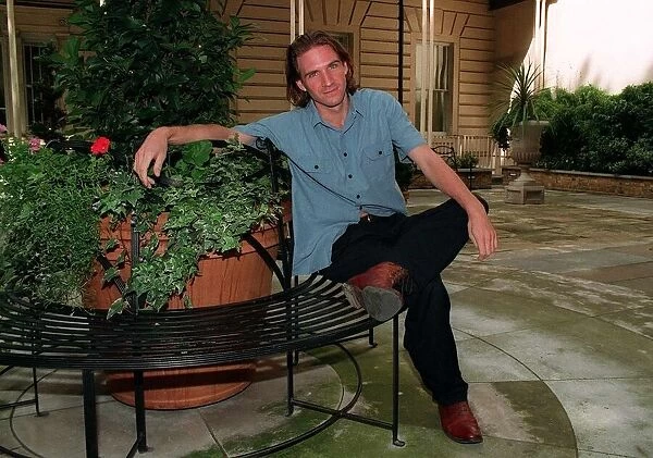 Actor Ralph Fiennes at home
