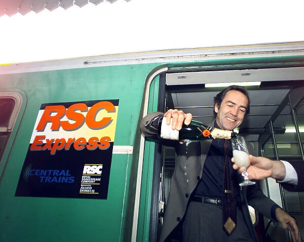 Actor Robert Lindsay launches the new RSC Express at Stratford Station