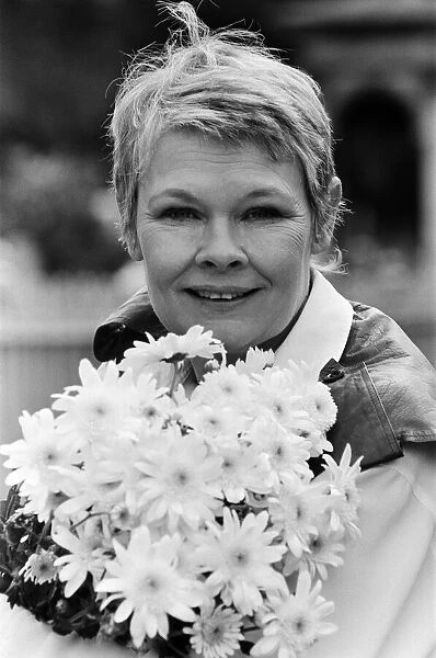 Actress, Judi Dench. 10th April 1987