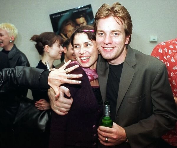 Actress Sadie Frost with actor Ewan McGregor At Glasgow Hilton Hotel February