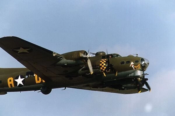 Aircraft Boeing B17 Flying Fortress USAF WW2 Bomber used in the film Memphis Bell