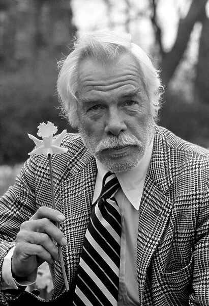 American actor Lee Marvin amongst the spring flowers during #21333070