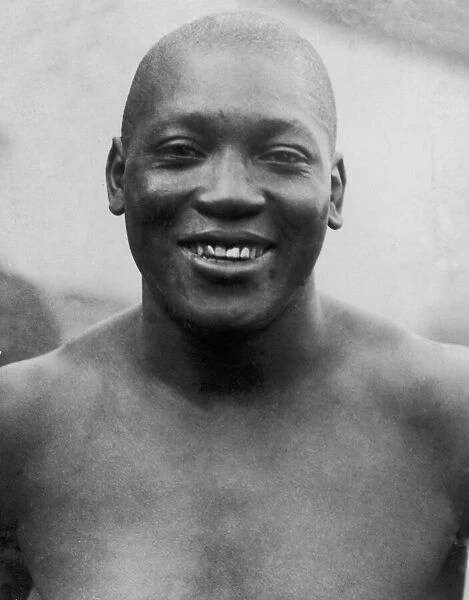 American boxer Jack Johnston Circa 20th April 1915