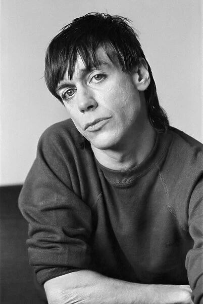American rock star Iggy pop pictured ahead of the start of his British tour