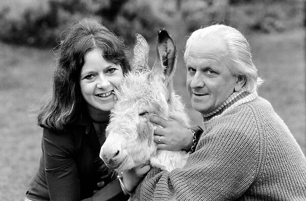 Animals: John and Jean Wooler with 'Misty'the donkey