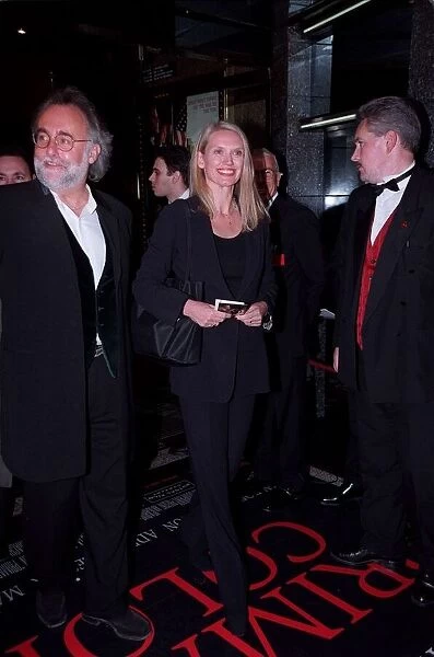 Anneka Rice TV Presenter October 1998 Arriving at the Empire Leicester Square for