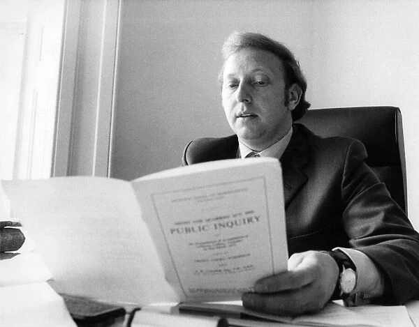 Author Scargill, President of the miners. September 1973 P005458