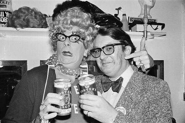 Barry Humphries in character as Dame Edna Everage in London. 15th November 1978