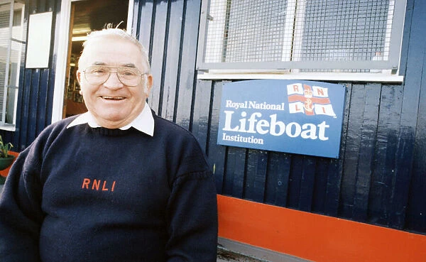 Barry lifeboat member Ted Powell. 1st March 1999