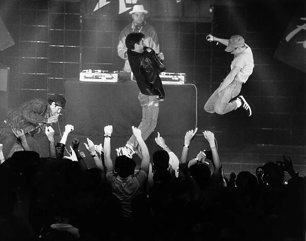 Beastie Boys American pop group rap on stage 1987 at Montreux rock festival