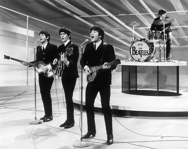 The Beatles in America - USA Tour 1964. The Beatles 1st live US performance on CBS