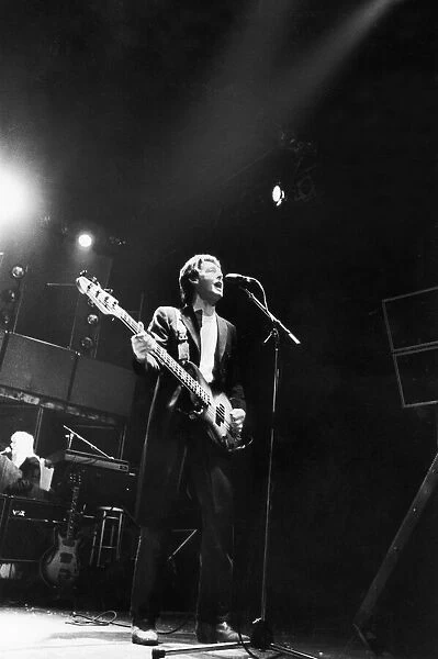 Former Beatles singer and bass guitarist Paul McCartney. September 1983