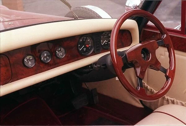 BEAUFORT CONVERTIBLE CAR February 1998 Owned by Calum Macneil Interior wooden