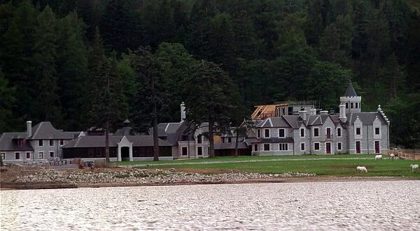 Ben Alder House, the home of Urs Schwarzenback during construction August 1997