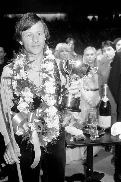 Benson & Hedges Masters Snooker Championship. Alex Higgins who defeated Terry Griffiths