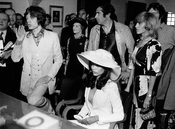 Bianca Jagger Wife of Rock Star Mick Jagger at the couple