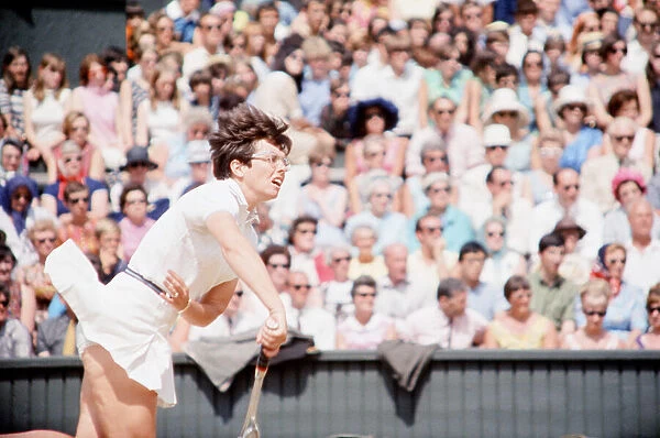 Billie Jean King was the two-time defending champion and successfully defended her title