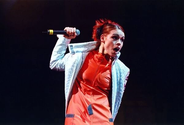 Billie Piper performing at the Newcastle Arena. December 1998