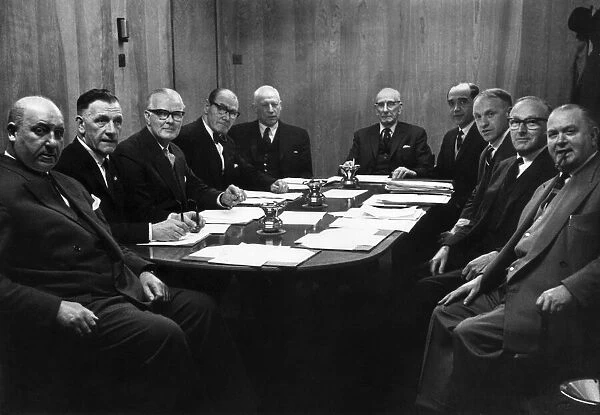 Board of Directors Liverpool FC April 1964. Left to right