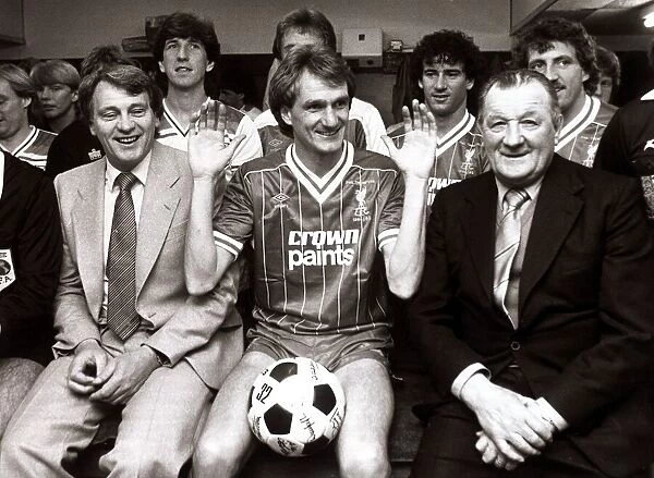 Bobby Robson - May 1983 England Manager - with Bob Paisley and Phil Thompson