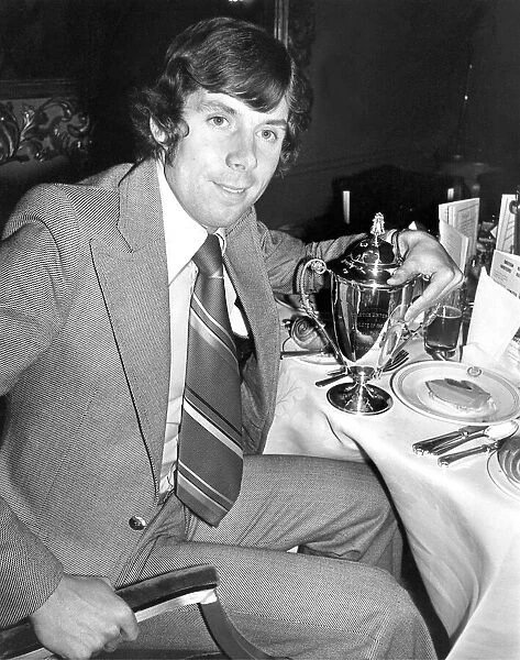 Brendan Foster with his 'Athlete Of The Year'trophy