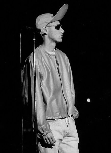 British pop group Pet Shop Boys on stage 1989 Neil Tennant