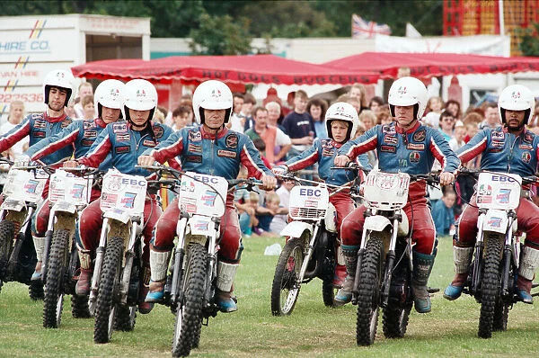 The British Steel Gala, Teesside, motorcycle display, 4th July 1993