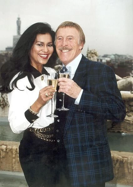 BRUCE FORSYTH WITH HIS WIFE WILNELIA - 10  /  12  /  1993