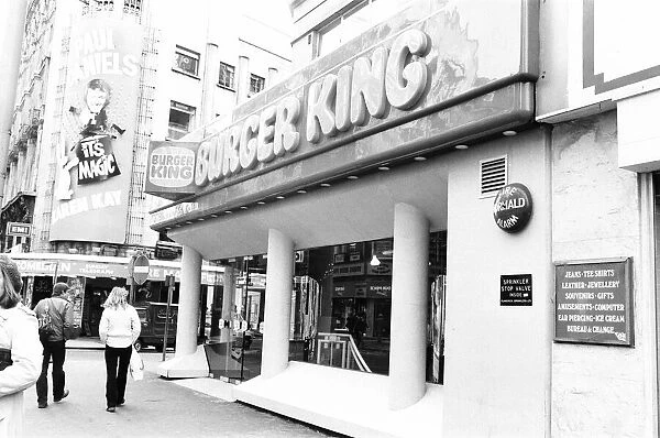 Burger King Coventry Street London 11th January 1980