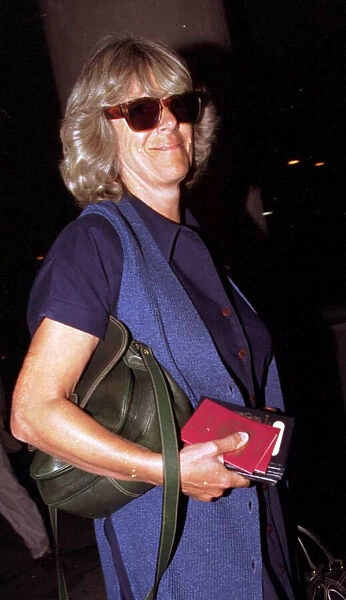 Camilla Parker Bowles at Gatwick Airport, June 1994