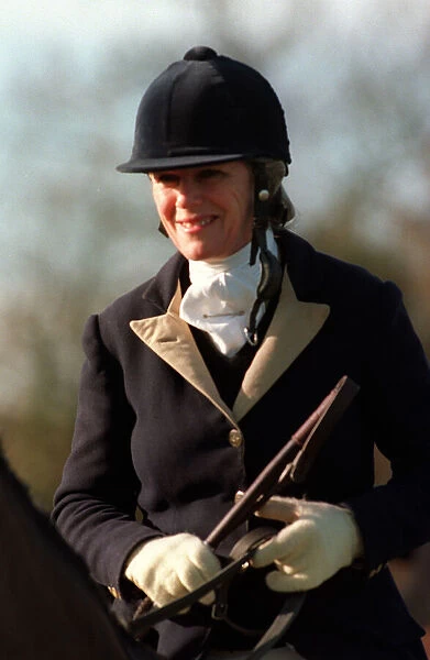 Camilla Parker Bowles horseriding. December 1997