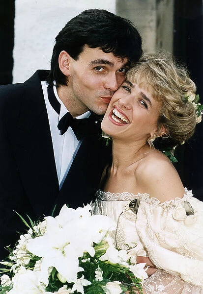 Carol Smillie and Alex Knight wedding 1991