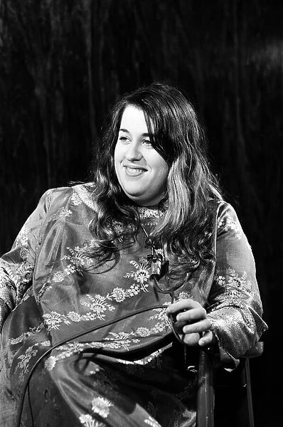 Cass Elliott from the American singing group The Mamas and the Papas seen here in London