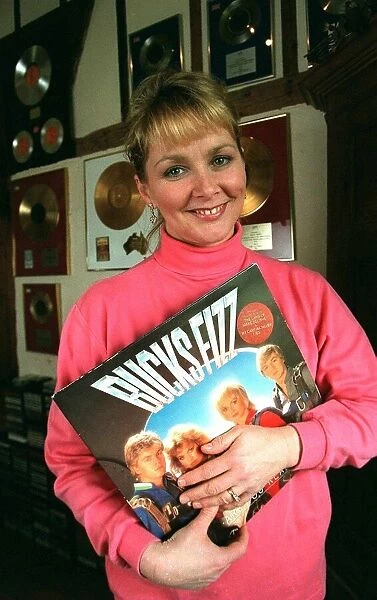 Cheryl Baker at home in Kent April 1998 Cheryl Baker TV presenter