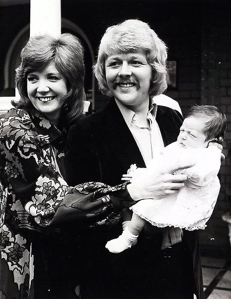 Cilla Black and husband Bobby with baby Bobby junior in 1970