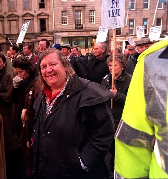 Clarissa Dickson-Wright in Edinburgh January 1998