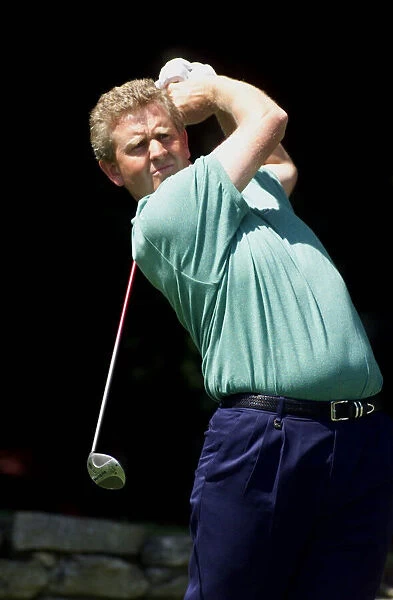 Colin Montgomerie May 1999 in relaxed mood at the start of the Volvo PGA