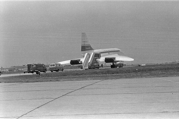 Concorde on show at Heathrow Airport. 3rd July 1972