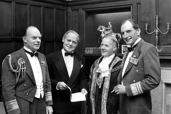 The Coventry Lord Mayor, Alderman Leonard Lamb(second from right