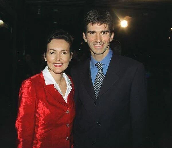 Damon Hill And Wife Gorgie Arrive At The Bbc 1996 Sports Personality Of The